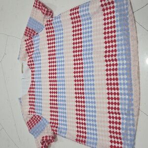 Hive & Honey Floral Embroidered Top SzL New Without Tag